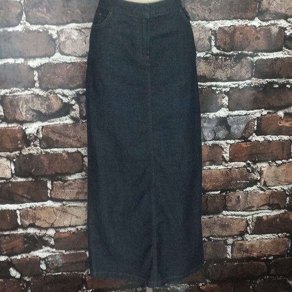 hugo boss denim skirt